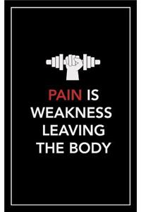Pain Is Weakness Leaving the Body