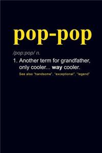 Pop-Pop Another Term for Grandfather, Only Cooler... Way Cooler.
