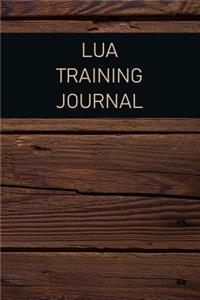 Lua Training Journal