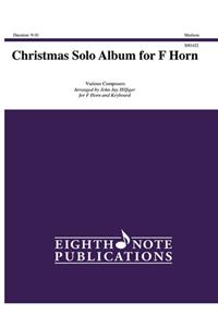 Christmas Solo Album for F Horn