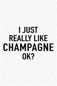 I Just Really Like Champagne Ok?