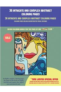 36 intricate and complex abstract coloring pages