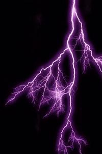 Purple Lightning Notebook