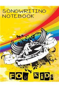 Songwriting Notebook For Kids