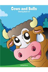 Cows and Bulls Coloring Book 1 & 2