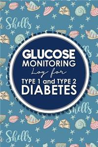 Glucose Monitoring Log for Type 1 and Type 2 Diabetes