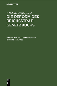 Algemeiner Teil (Zweite Hälfte)