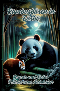 Bambusbären in Farbe