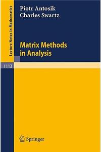 Matrix Methods in Analysis