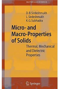 Micro- And Macro-Properties of Solids