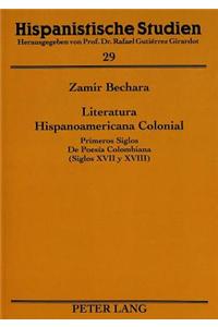 Literatura Hispanoamericana Colonial