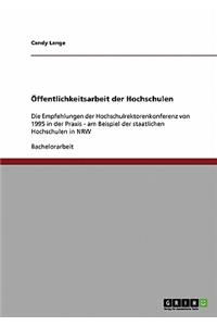 Öffentlichkeitsarbeit der Hochschulen