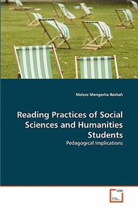 Reading Practices of Social Sciences and Humanities Students
