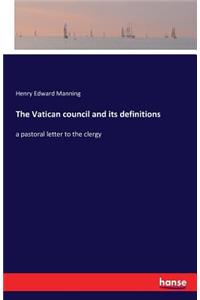 Vatican council and its definitions