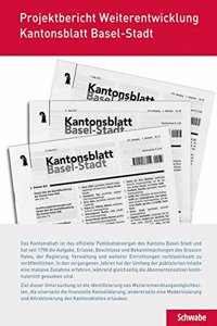 Projektbericht Weiterentwicklung Kantonsblatt Basel-Stadt