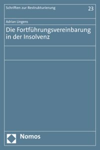 Die Fortfuhrungsvereinbarung in Der Insolvenz