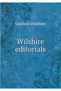 Wilshire Editorials