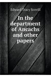 In the Department of Ancachs and Other Papers