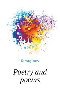 Poetry and poems