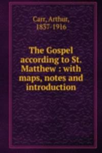 Gospel according to St. Matthew