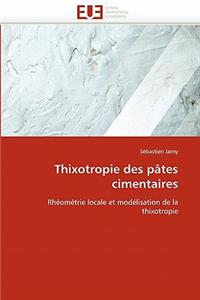 Thixotropie Des Pâtes Cimentaires