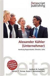 Alexander Kahler (Unternehmer)