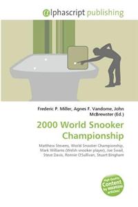 2000 World Snooker Championship