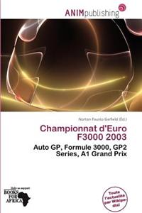 Championnat D'Euro F3000 2003