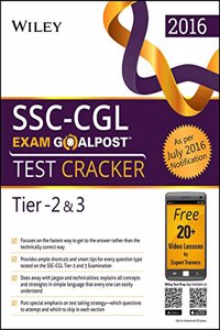 Wiley's SSC - CGL Exam Goalpost Test Cracker, Tier - 2 & 3