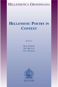 Hellenistic Poetry in Context