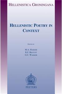 Hellenistic Poetry in Context