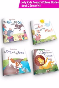 Jolly Kids Aesopâ€™s Fables English Short Stories Book 2 Set of 4 for Little Children| Ages 3 â€“ 8 Years| Moral Stories