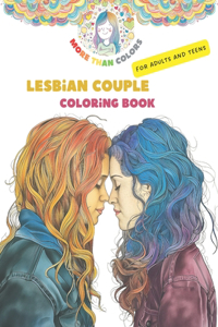 Lesbian couples Coloring book for adults and teens