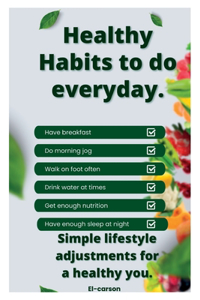 Healthy Habits to Do Everyday.