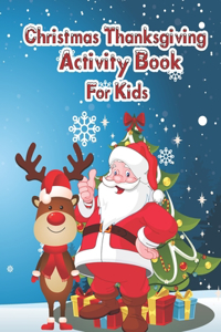 Thanksgiving Activity Book for Kids