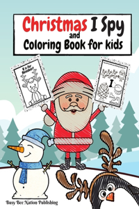 Christmas I Spy and Coloring Book for Kids