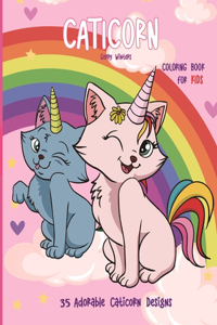 Caticorn Coloring Book for Kids