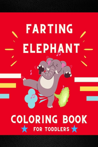Farting elephant coloring book for toddlers