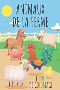 Animaux de la ferme livre de coloriage