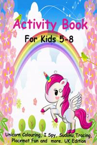 Activity Book for Kids 5-8