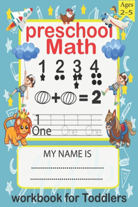 Preschool Math workbook for Toddlers ages 2-5