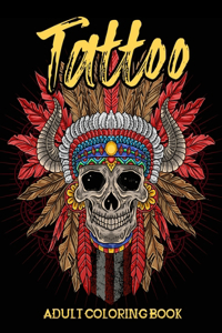 Tattoo Adult Coloring Book