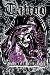 Tattoo Coloring Book For Adults
