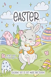 Easter Activity Book for Kids Ages 4-8
