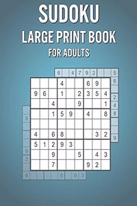 Sudoku Large Print Book For Adults