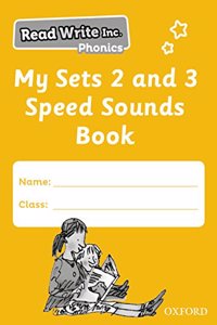 Read Write Inc. Phonics: My Sets 2 and 3 Speed Sounds Book (Pack of 5)