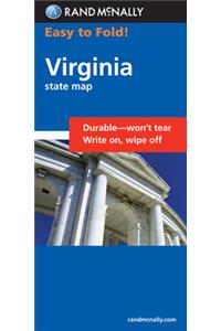 Rand McNally Easy to Fold Virginia