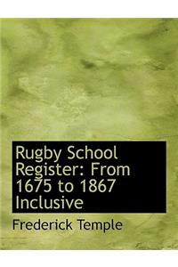 Rugby School Register