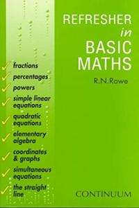 Refresher in Basic Mathematics
