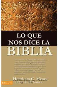 Lo que nos dice la Biblia
